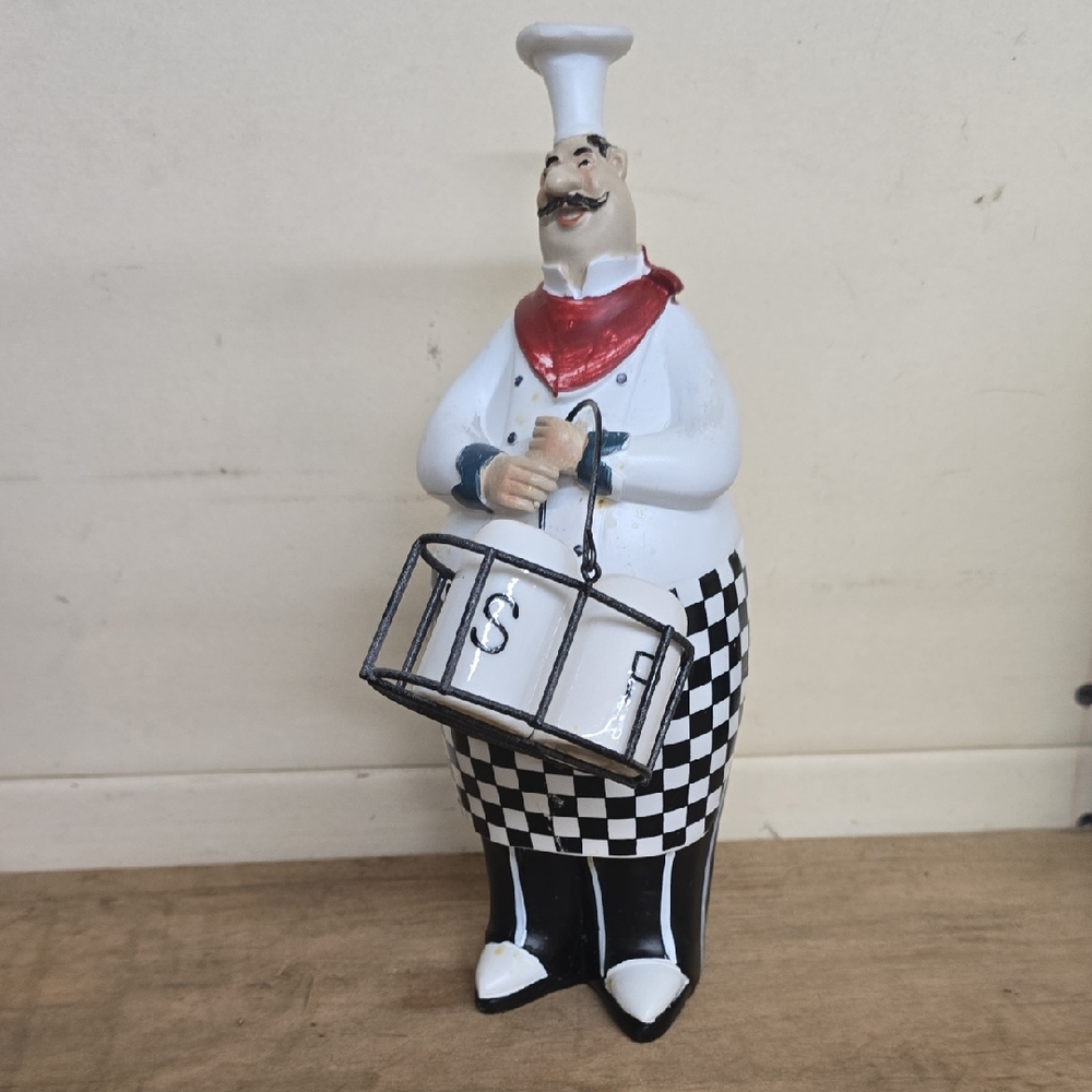 Chef Figurine with Drum